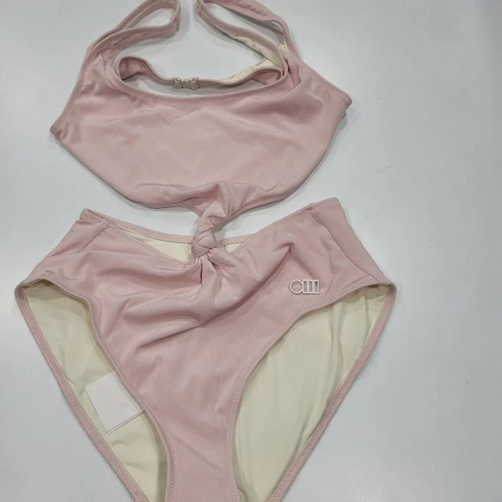 Solid & Striped The Bailey Ballet Ribbed One Piece Swimsuit Size Large - Picture 8 of 16